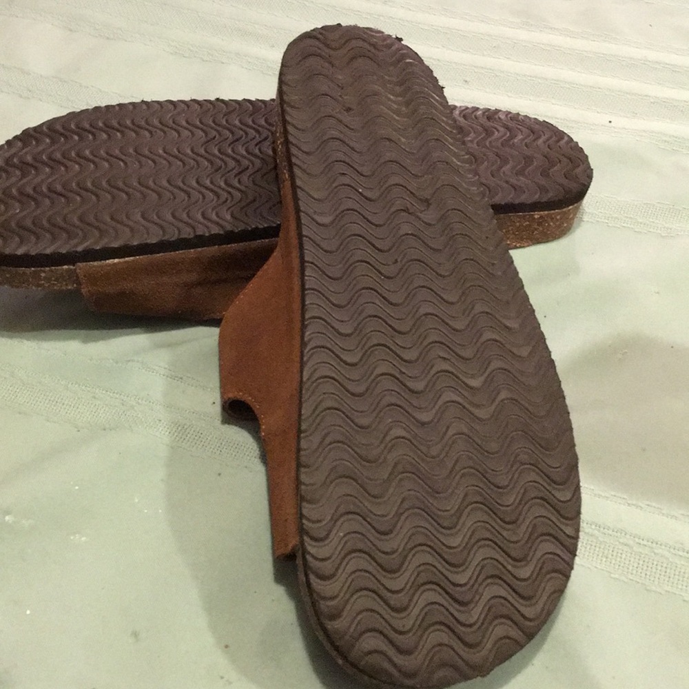 Woodstock Original Leather-Upper Sandal NEW Size 13 Dark Brown leather & Buckles - Picture 5 of 7